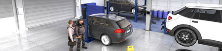 DOSCH 3D: 3D-Scenes - Car Service 01