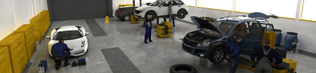 DOSCH 3D: 3D-Scenes - Car Service 03 - Plus