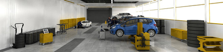 DOSCH 3D: 3D-Scenes - Car Service 03 - Plus