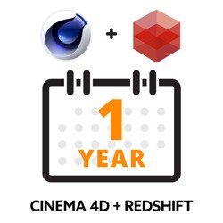 Maxon Cinema 4D + Redshift odnowienie rocznej subskrypcji  (Teams License)